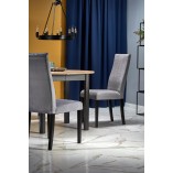 Stół okrągły rozkładany loft Ringo 102 dąb aristan/czarny marki Halmar