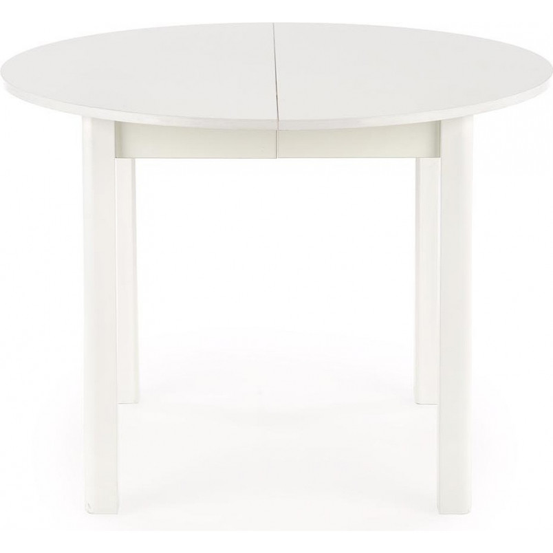 Biały stół okrągły rozkładany do kuchni Ringo 102 marki Halmar