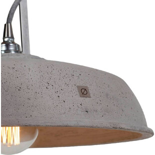 Lampa betonowa wisząca Industriola 36 Szary/Stal marki LoftLight