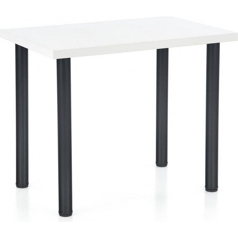 Tani stół prostokątny Modex Black 90x60 biały marki Halmar