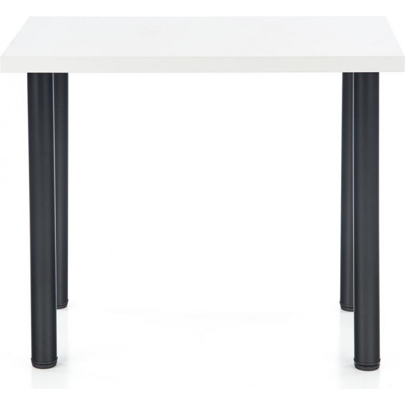 Tani stół prostokątny Modex Black 90x60 biały marki Halmar