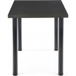 Klasyczny tani stół prostokątny Modex Black 120x60 antracyt marki Halmar
