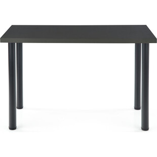 Klasyczny tani stół prostokątny Modex Black 120x60 antracyt marki Halmar