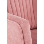Fotel welurowy wypoczynkowy do salonu Delgado różowy marki Halmar