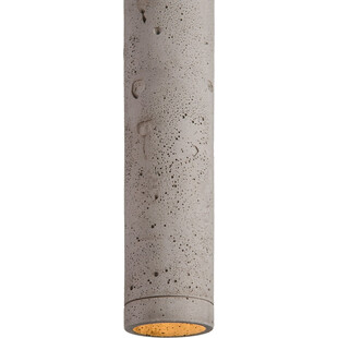 Lampa betonowa wisząca tuba Kalla 31 Szara marki LoftLight