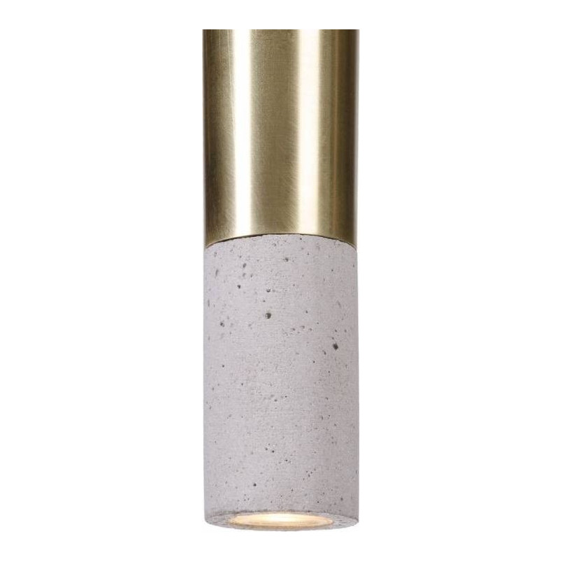Lampa betonowa wisząca tuba Kalla Brass 23 Naturalna marki LoftLight