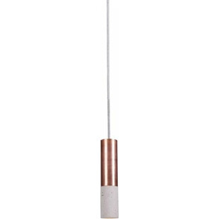 Lampa betonowa wisząca tuba Kalla Copper 23 Naturalna marki LoftLight