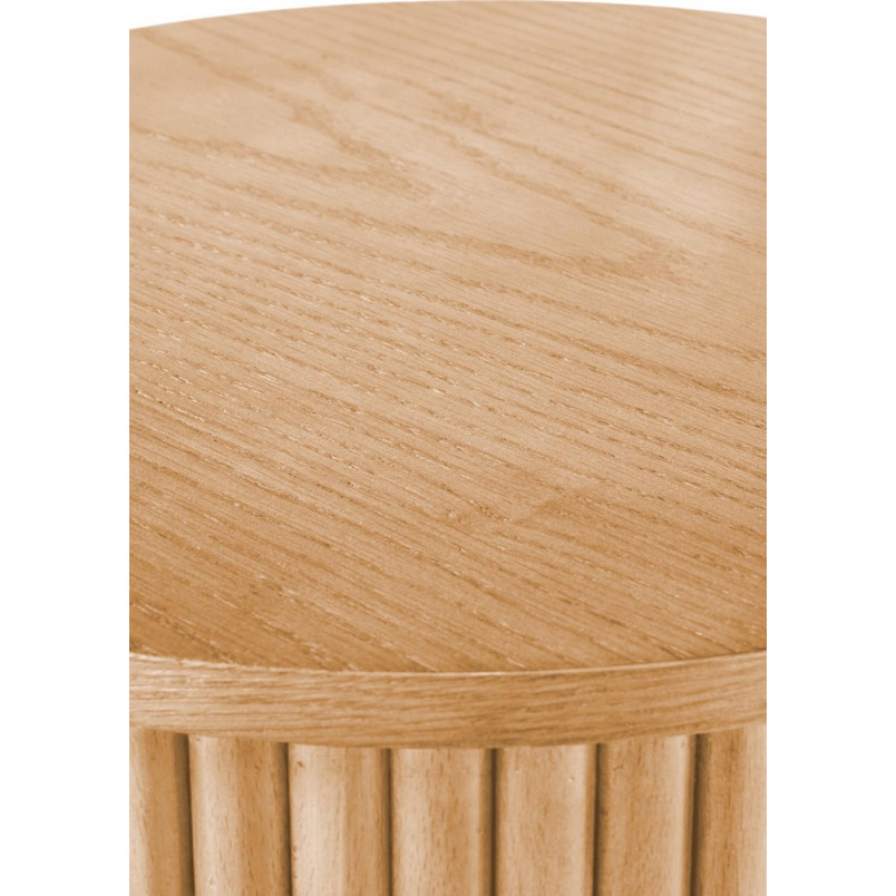 Stolik boczny drewniany na kwiaty Woody 40 naturalny marki Halmar