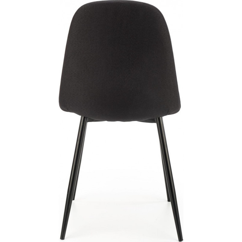 Krzesło tapicerowane do salonu K449 czarne marki Halmar
