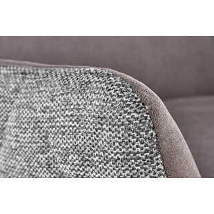 Krzesło tapicerowane fotelowe K439 ciemny popiel/popiel marki Halmar