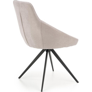 Krzesło tapicerowane nowoczesne do salonu K431 szare marki Halmar