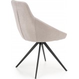 Krzesło tapicerowane nowoczesne do salonu K431 szare marki Halmar