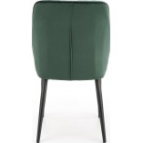 Nowoczesne krzesło welurowe do jadalni K432 zielone marki Halmar