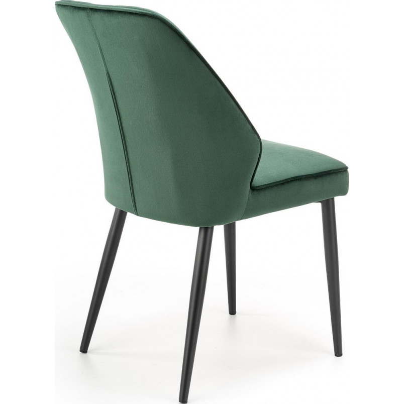 Nowoczesne krzesło welurowe do jadalni K432 zielone marki Halmar