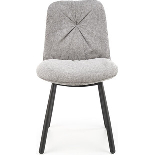 Krzesło tapicerowane do jadalni K422 szare marki Halmar