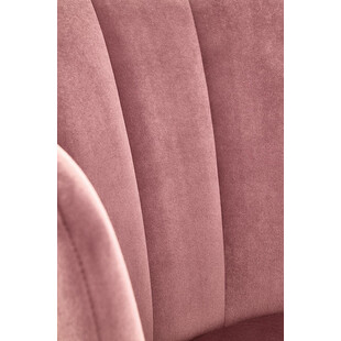 Krzesło welurowe "muszla" K386 różowe marki Halmar
