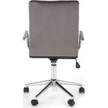 Krzesło do biurka dla dzieci Gonzo IV Velvet szare marki Halmar