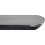 Stół rozkładany nowoczesny na jednej nodze Fangor 160x90 popiel/czarny marki Halmar