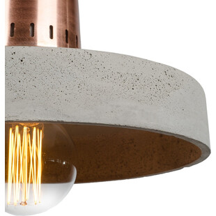 Lampa betonowa wisząca Korta 33 Naturalna/ Miedź marki LoftLight