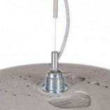 Lampa betonowa wisząca Lotna 48 Naturalny/Stal marki LoftLight