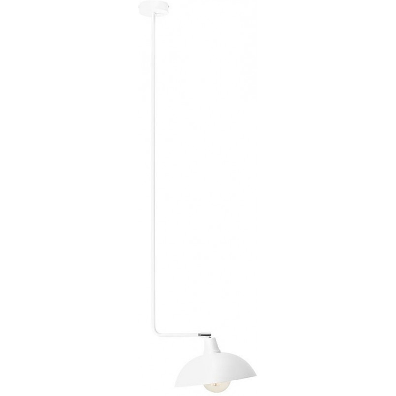 Biała lampa sufitowa długim na wysięgniku Escape Long White marki Aldex
