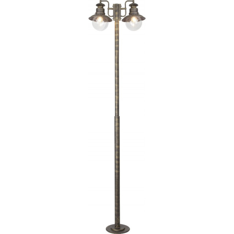 Lampa zewnętrzna stojąca retro Artu II Czarna/Złota marki Brilliant