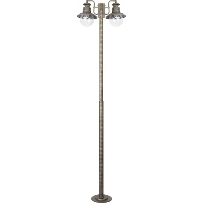 Lampa zewnętrzna stojąca retro Artu II Czarna/Złota marki Brilliant