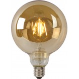 Żarówka dekoracyjna kula LED G125 Filament E27/8W 800LM 2700K bursztynowa marki marki Lucide