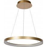 Duża lampa okrągła w stylu glamour Vidal 58 matowe złoto marki Lucide