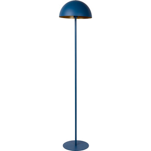 Nowoczesna lampa podłogowa do salonu Siemon niebieska marki Lucide