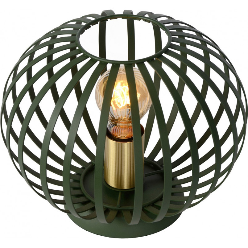 Lampa stołowa druciana kula Manuela 25 zielona marki Lucide