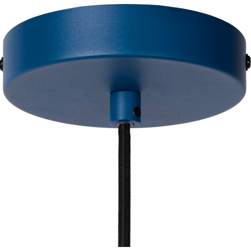 Niebieska lampa wisząca półkula do salonu Siemon 40  marki Lucide