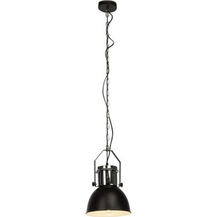 Lampa wisząca industrialna Salford 23 Czarna/Chrom marki Brilliant
