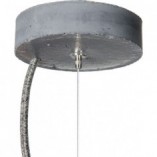 Lampa betonowa wisząca Sfera 47 Szara marki LoftLight