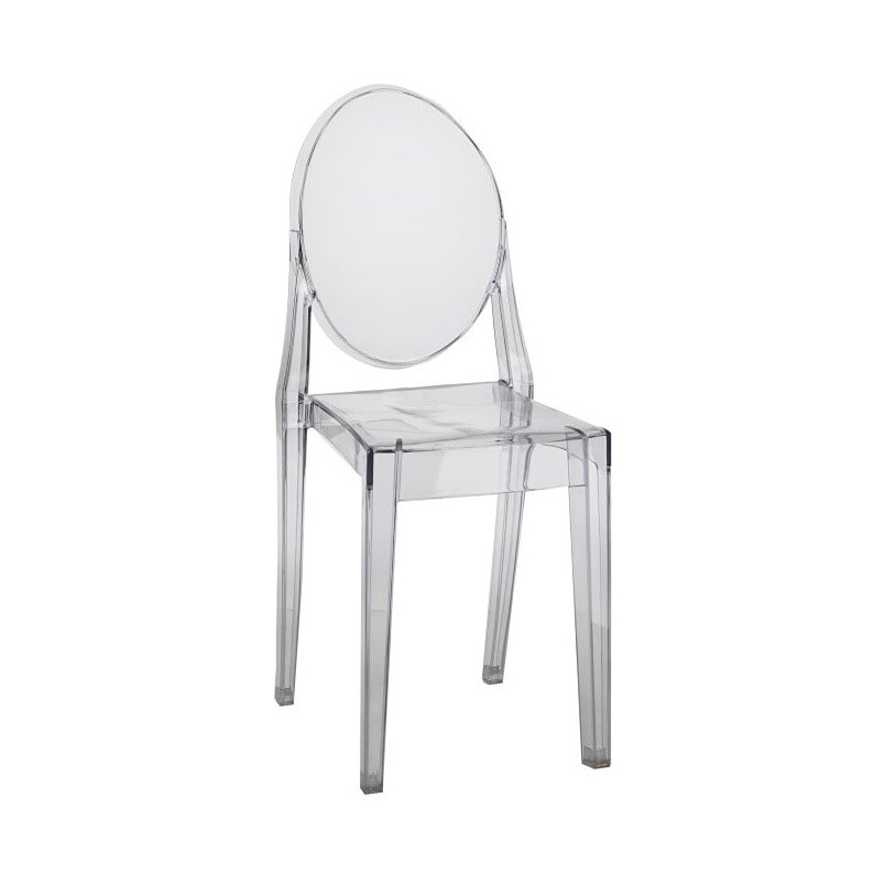 Krzesło przezroczyste z tworzywa Viki marki D2.Design