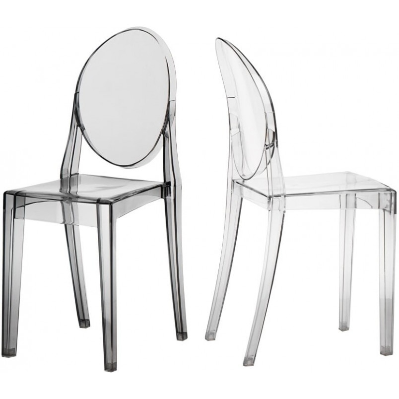 Krzesło przezroczyste z tworzywa Viki marki D2.Design