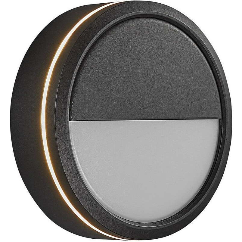 Kinkiet zewnętrzy okgąły Ava Smart LED czarny marki Nordlux