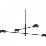 Lampa wisząca nowoczesna Clyde LED 90 czarna marki Nordlux