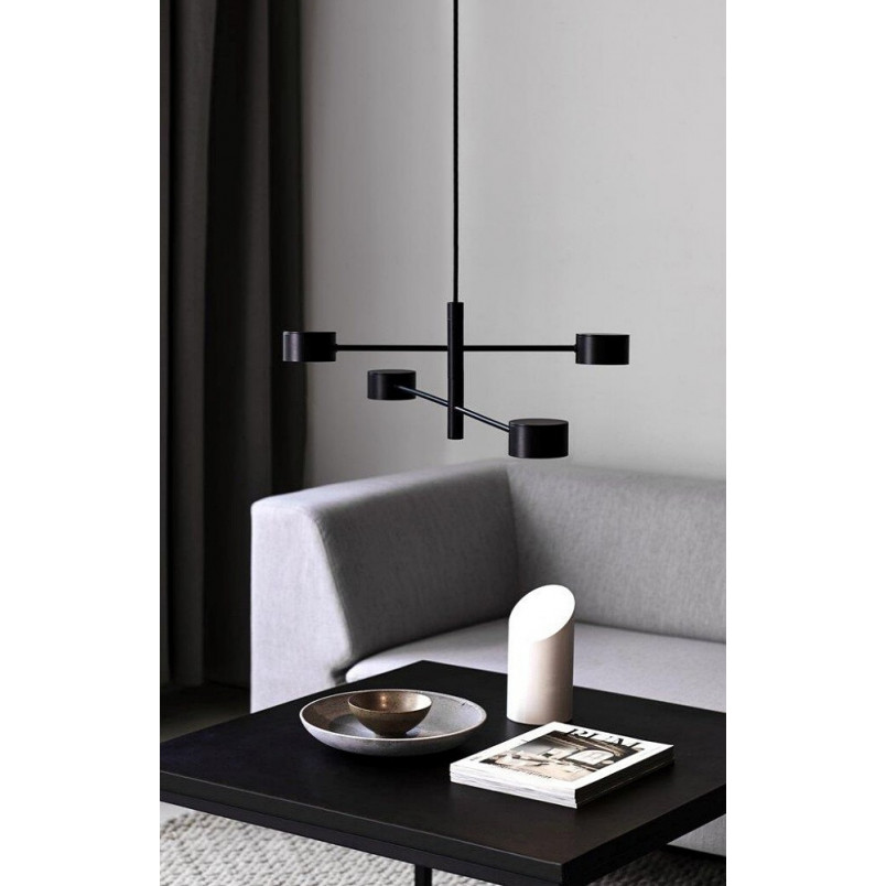 Lampa wisząca nowoczesna Clyde LED 90 czarna marki Nordlux