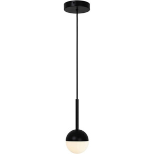 Lampa wisząca szklana kula Contina 10 czarny/opal marki Nordlux