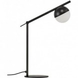 Lampa stołowa szklana kula Contina biało-czarna marki Nordlux