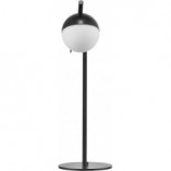 Lampa stołowa szklana kula Contina biało-czarna marki Nordlux
