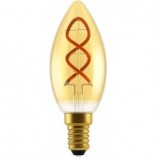 Żarówka dekoracyjna Deco Spiral Candle E14 54W złota marki marki Nordlux