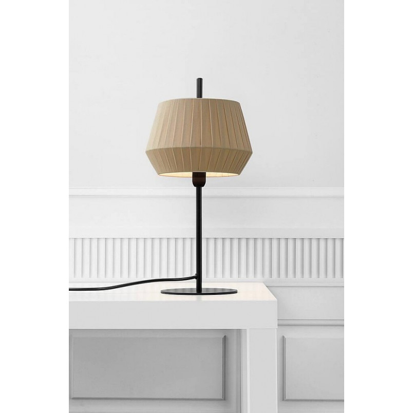 Lampa stołowa z abażurem Dicte beżowa marki Nordlux