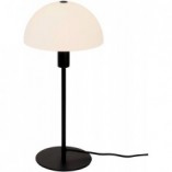 Lampa stołowa szklana Ellen opal/czarny marki Nordlux