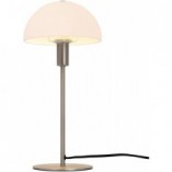 Lampa stołowa szklana Ellen opal/stal szczotkowana marki Nordlux