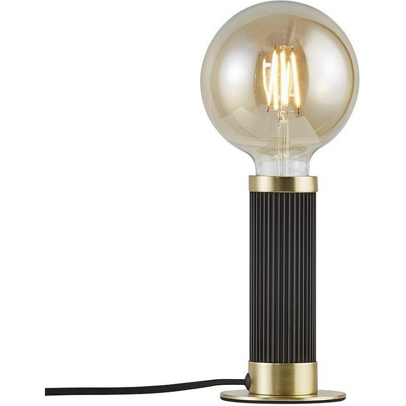 Lampa stołowa "żarówka" Galloway czarno-mosiężna marki Nordlux