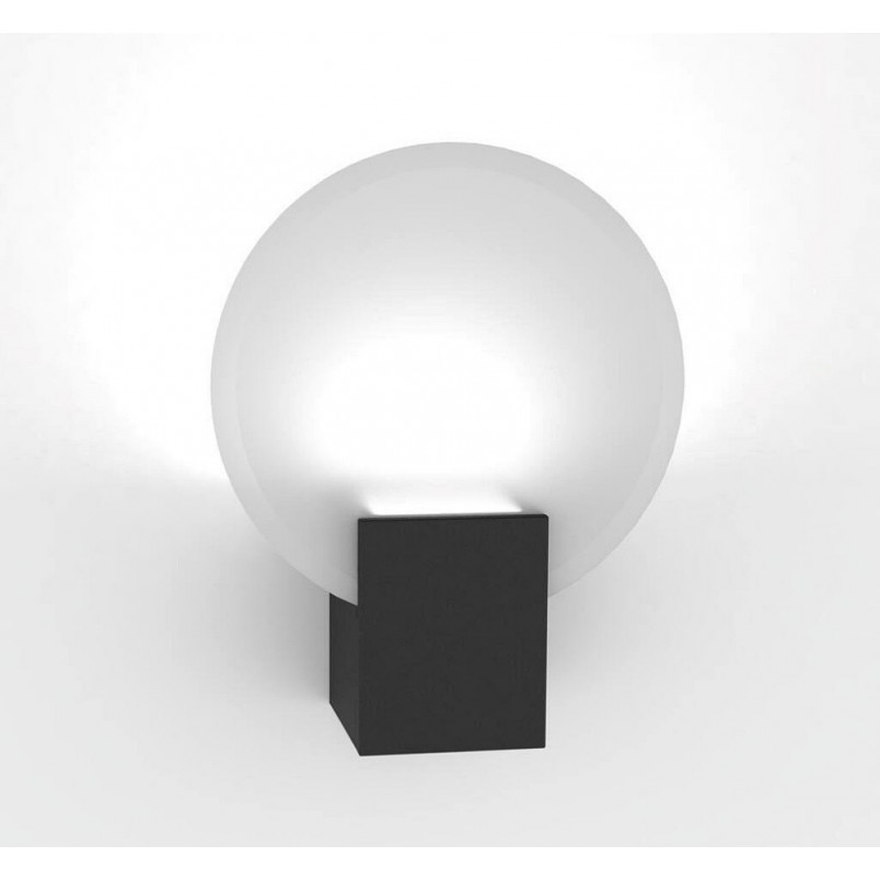Kinkiet szklany łazienkowy Hester LED czarny marki Nordlux