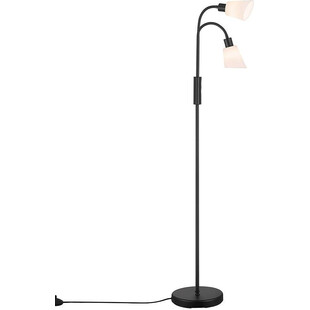 Lampa podłogowa podwójna Molli czarna/opal marki Nordlux