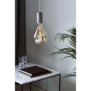 Lampa wisząca żarówka na kablu Notti szara marki Nordlux